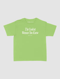 coolest woman baby tee - In Print We Trust