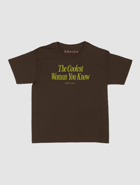 coolest woman baby tee - In Print We Trust