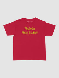 coolest woman baby tee - In Print We Trust