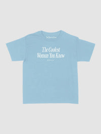 coolest woman baby tee - In Print We Trust