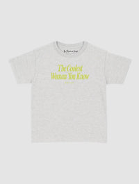 coolest woman baby tee - In Print We Trust