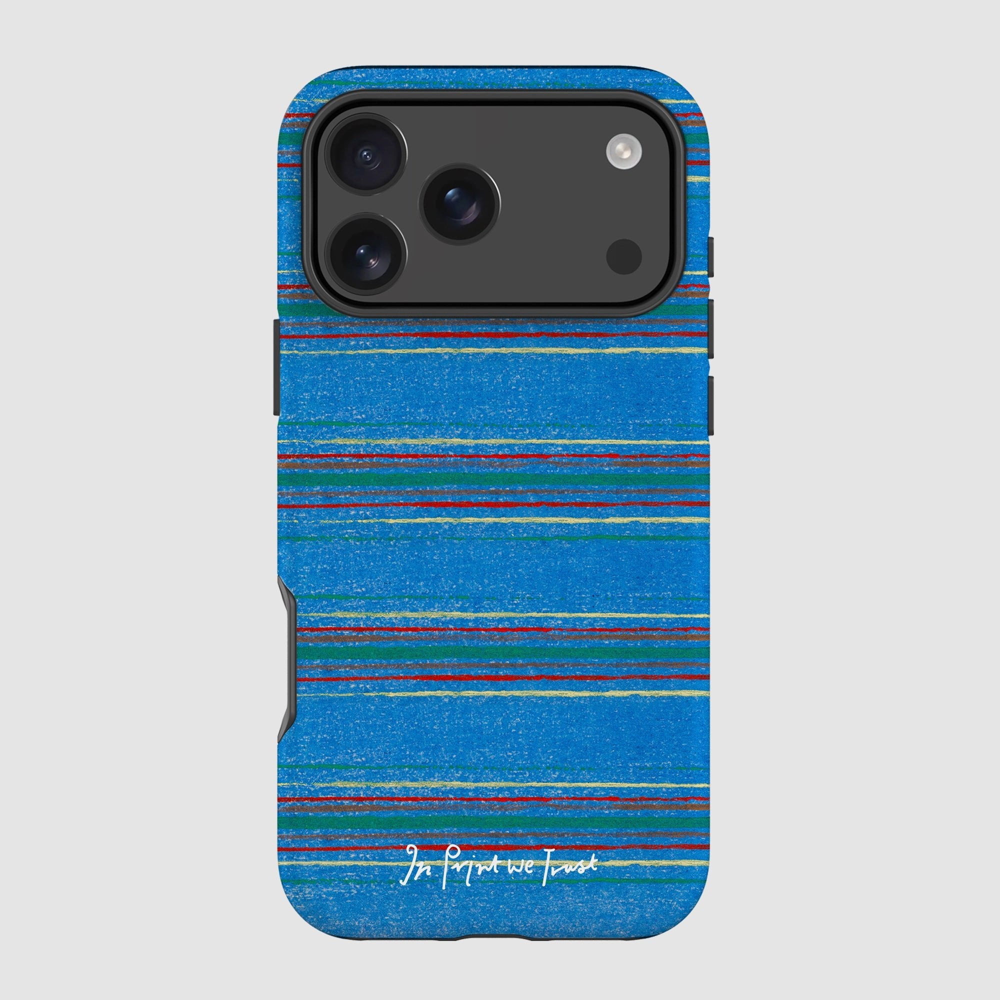 cornflower tough iPhone case - In Print We Trust