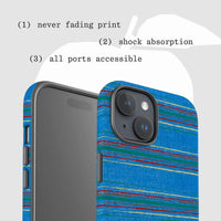 cornflower tough iPhone case - In Print We Trust