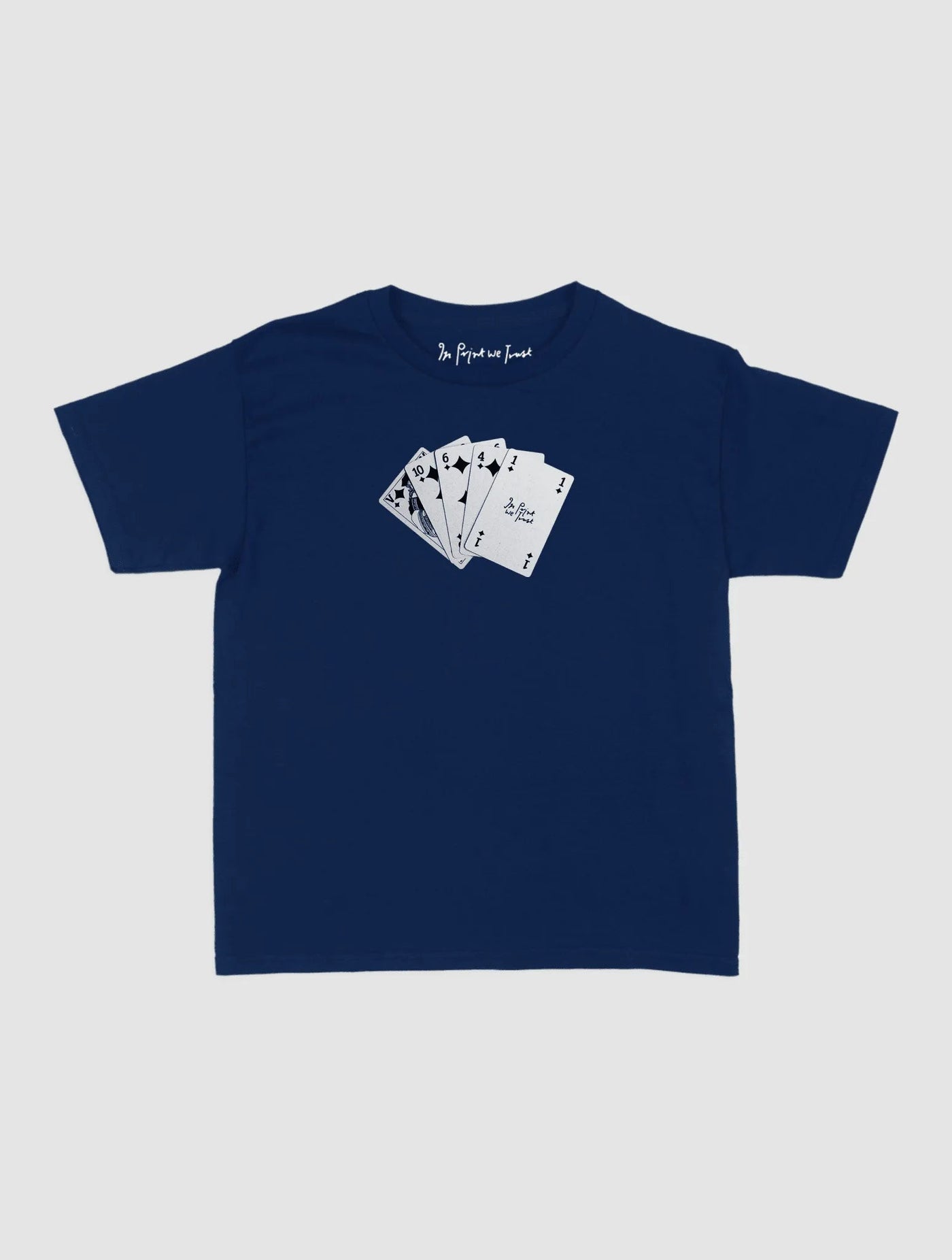 counting cards baby tee - In Print We Trust
