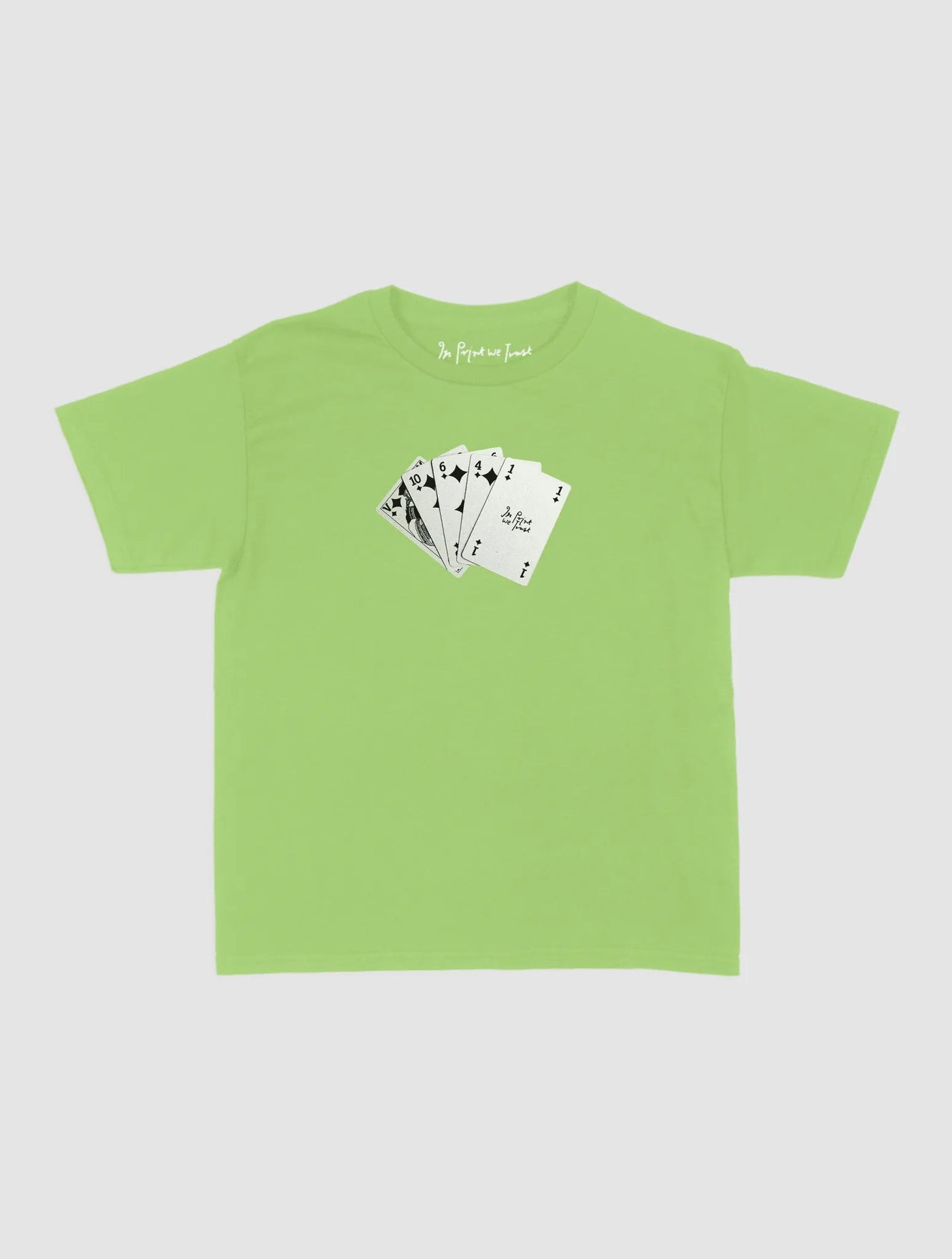counting cards baby tee - In Print We Trust