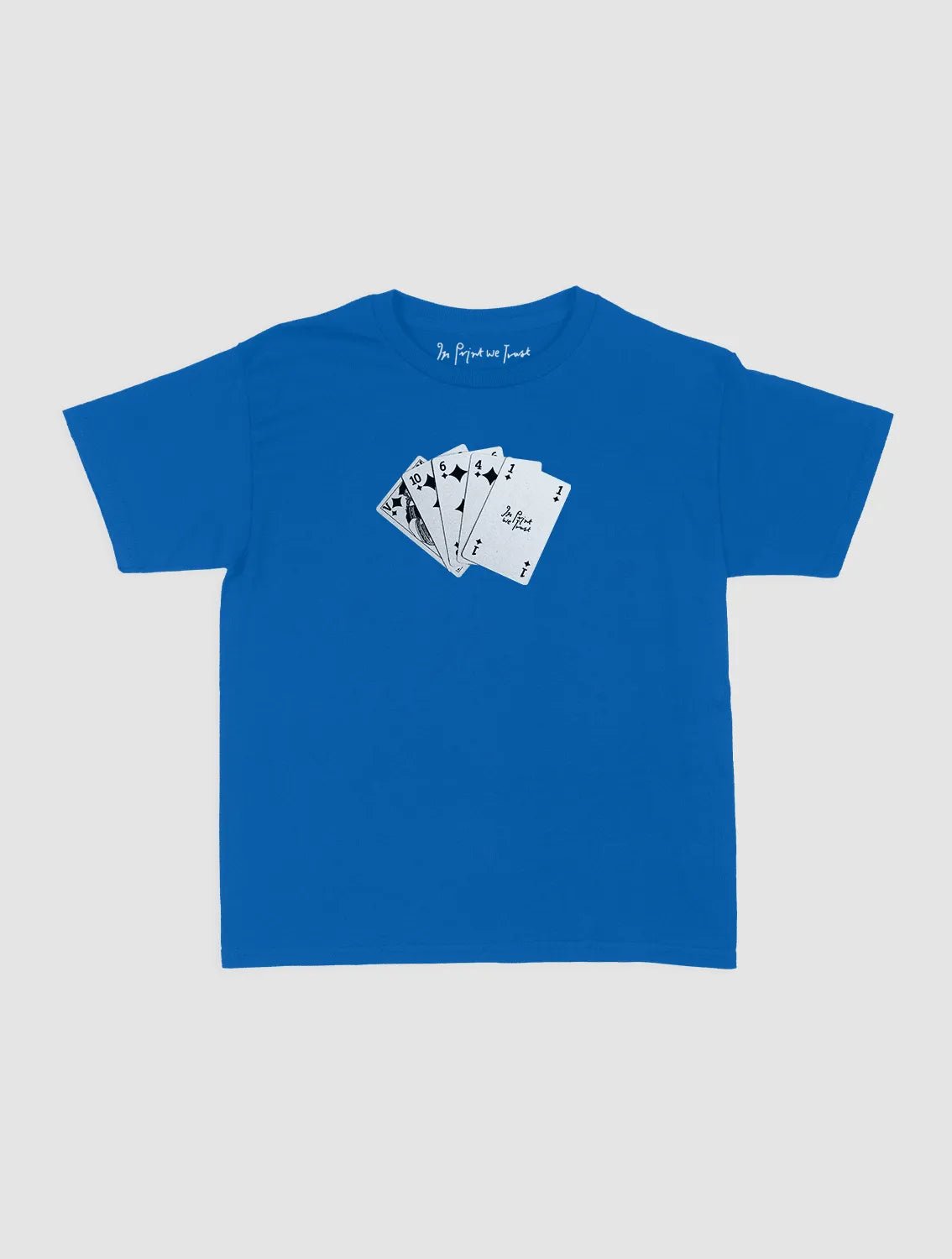 counting cards baby tee - In Print We Trust