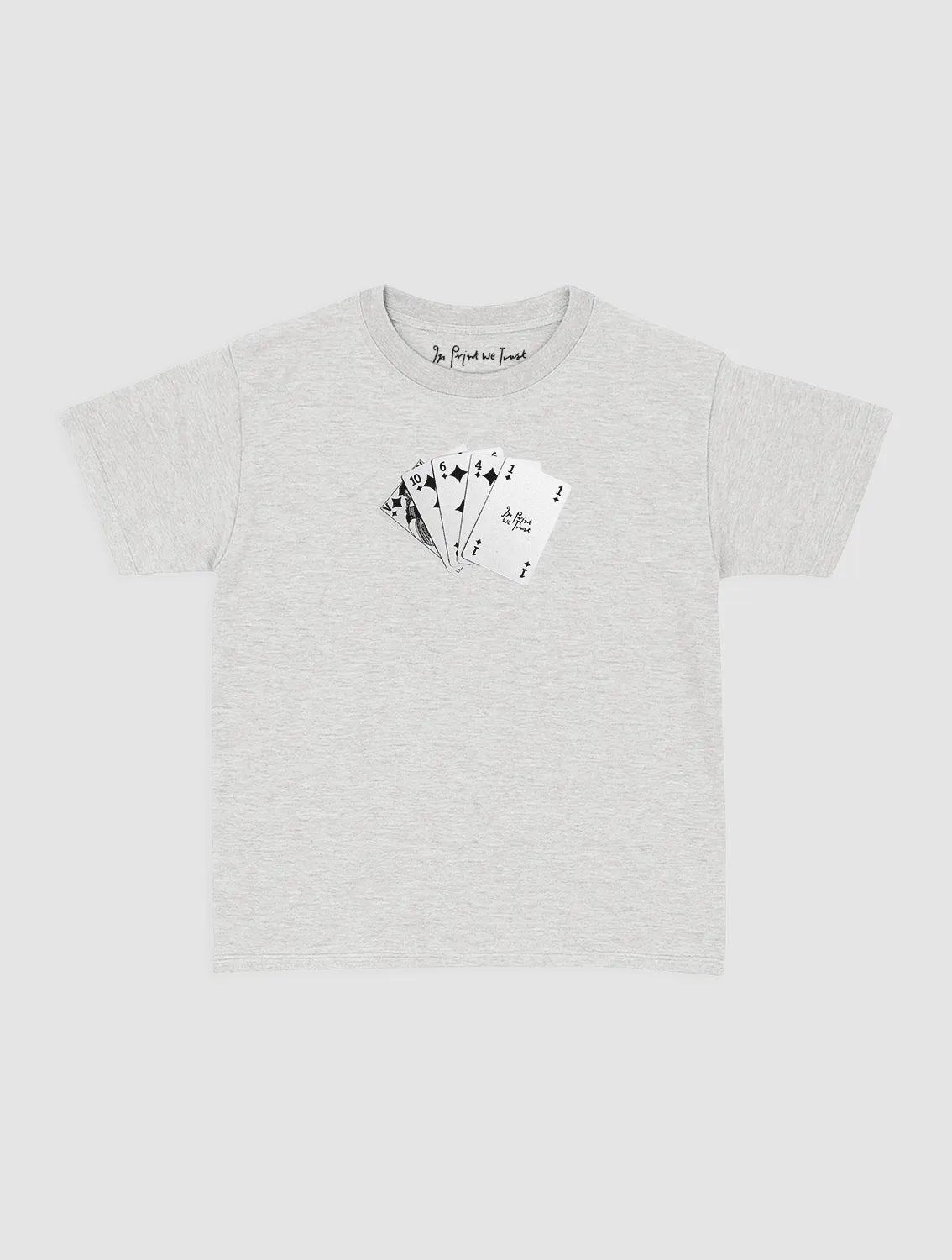 counting cards baby tee - In Print We Trust