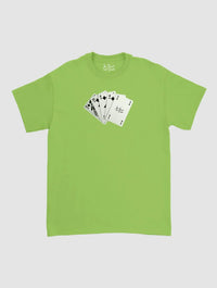 counting cards classic tee - In Print We Trust