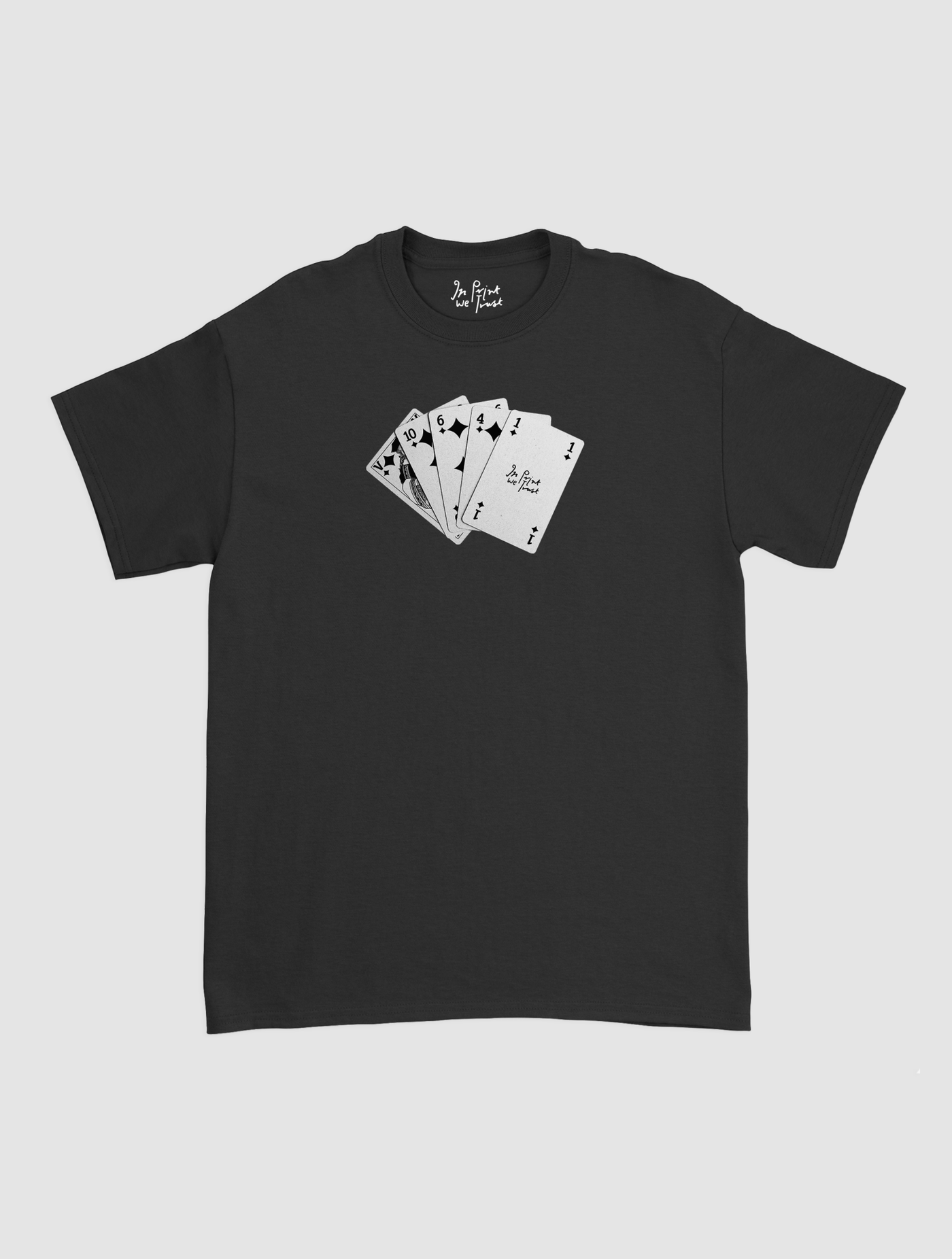 counting cards classic tee - In Print We Trust