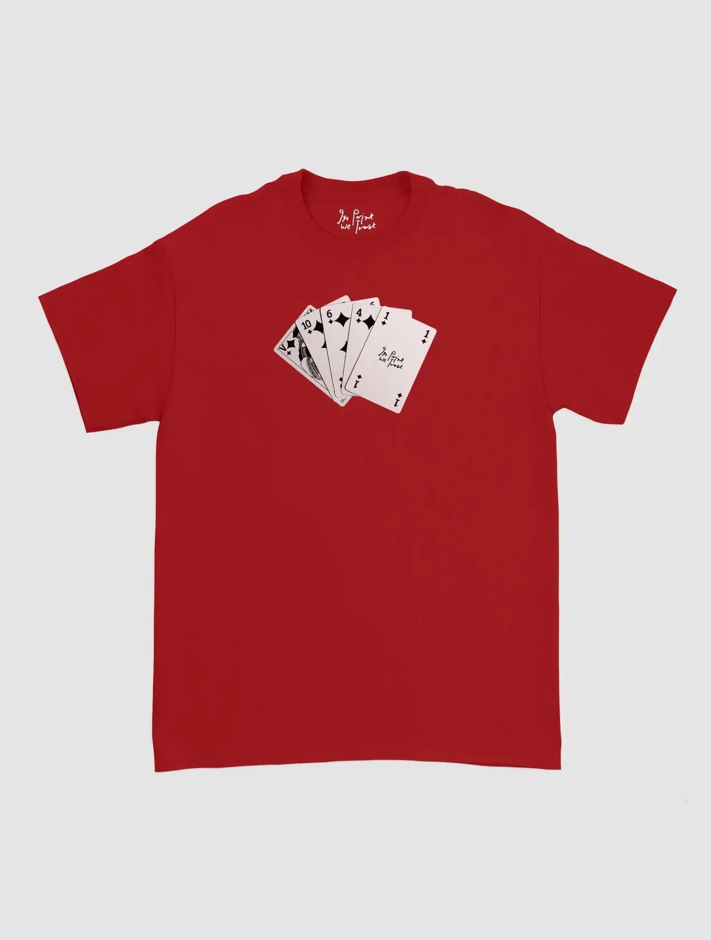 counting cards classic tee - In Print We Trust