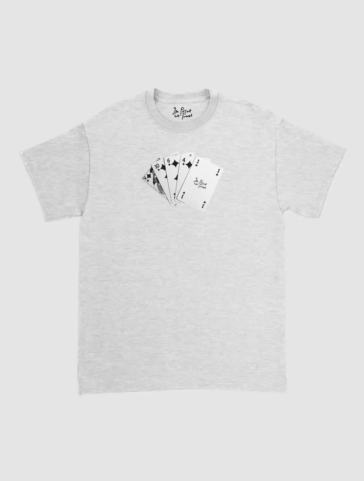counting cards classic tee - In Print We Trust