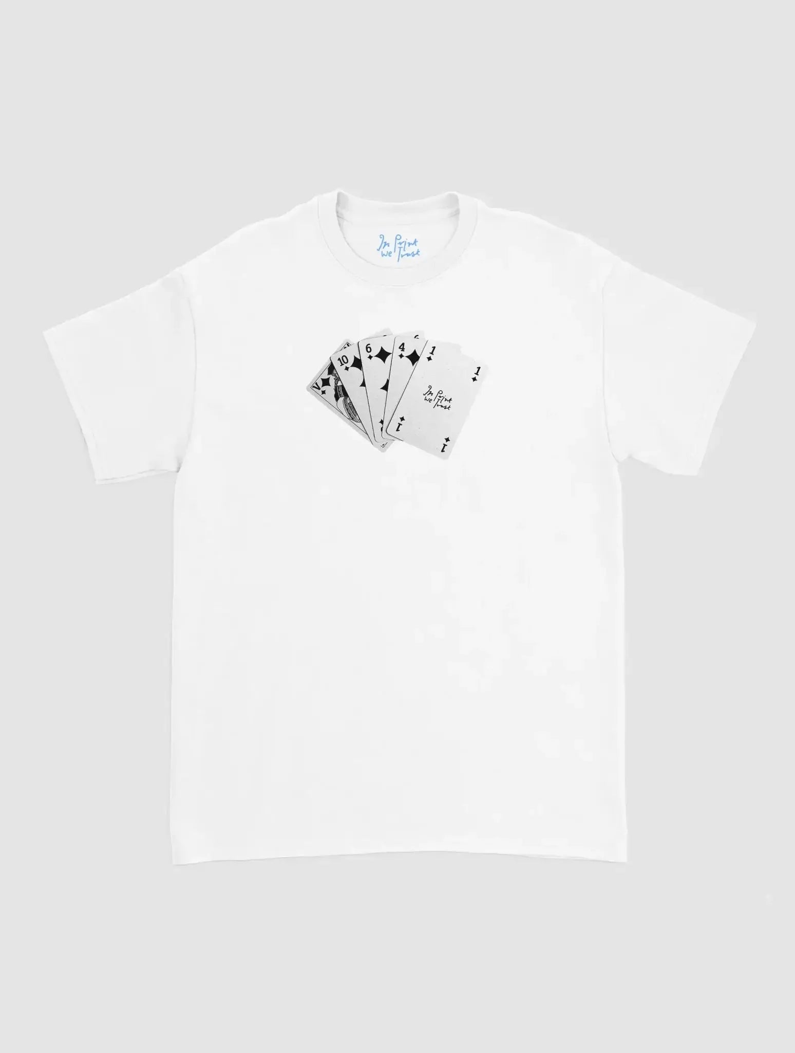 counting cards classic tee - In Print We Trust