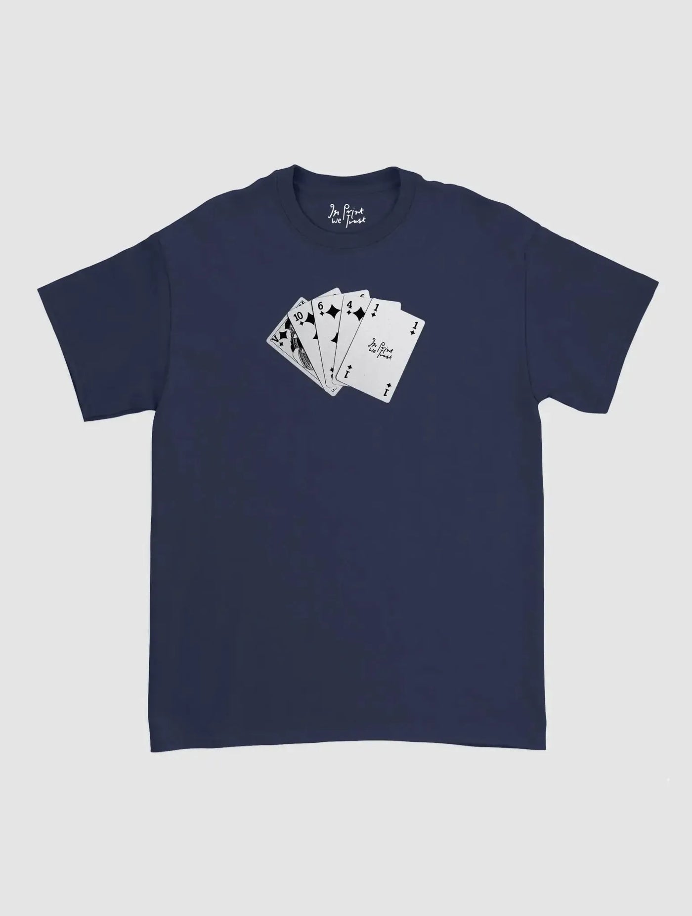 counting cards classic tee - In Print We Trust