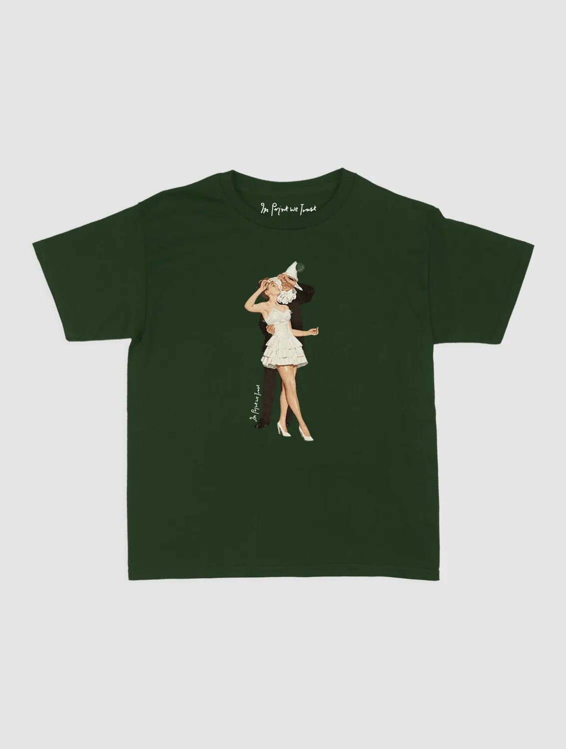 couple baby tee - In Print We Trust