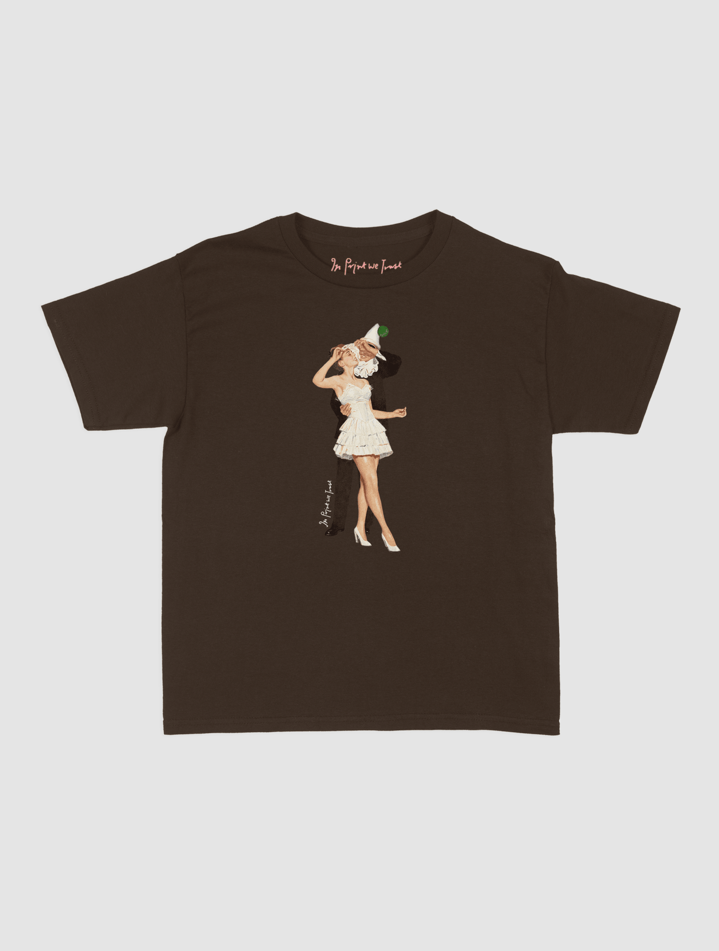 couple baby tee - In Print We Trust