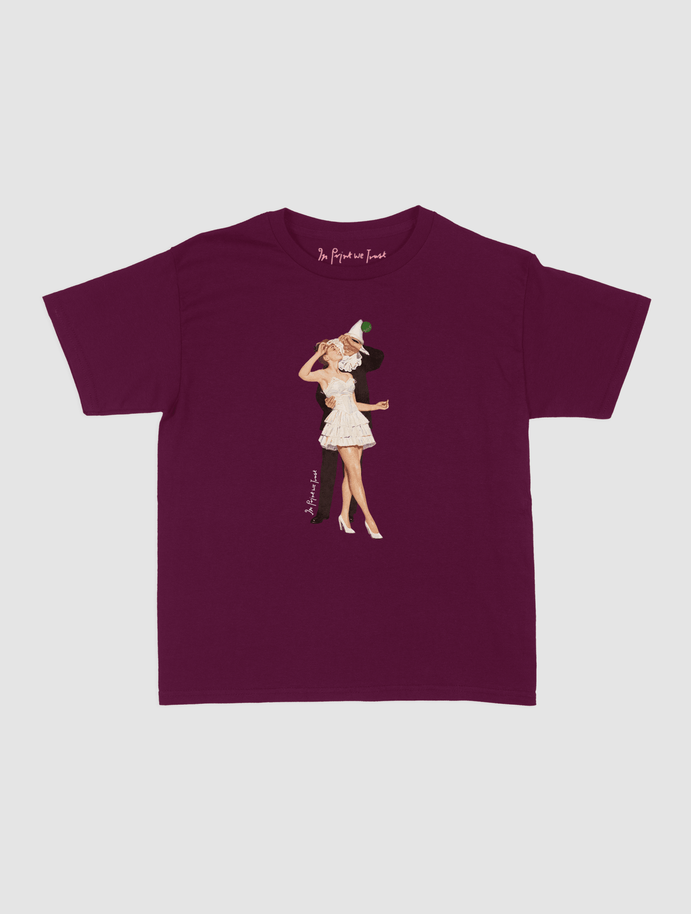 couple baby tee - In Print We Trust