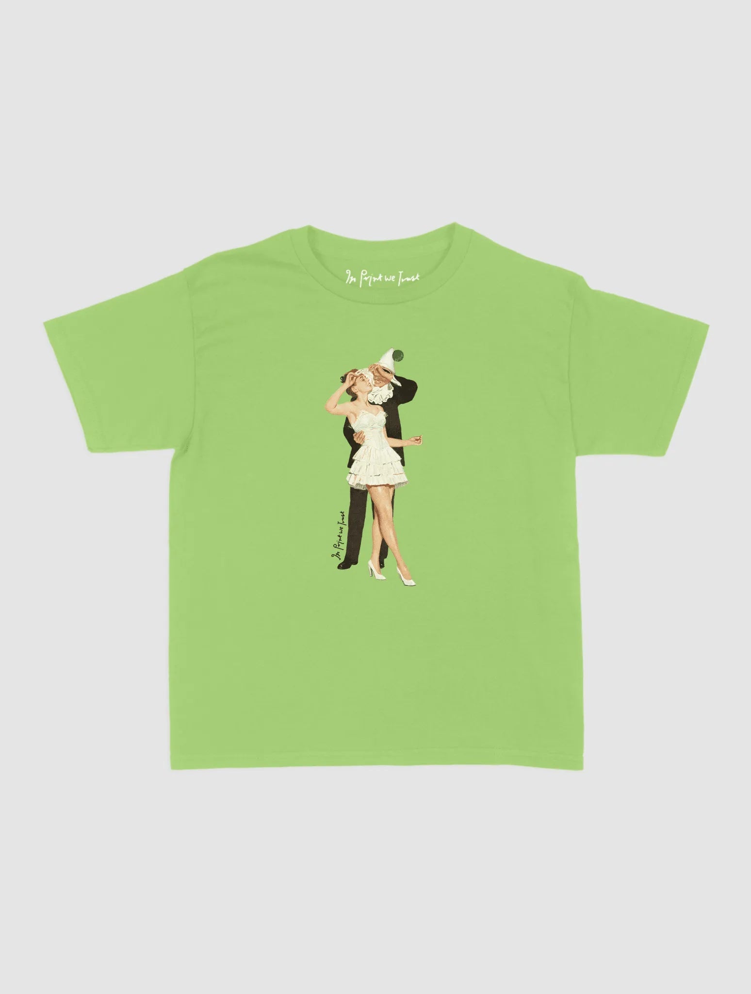 couple baby tee - In Print We Trust