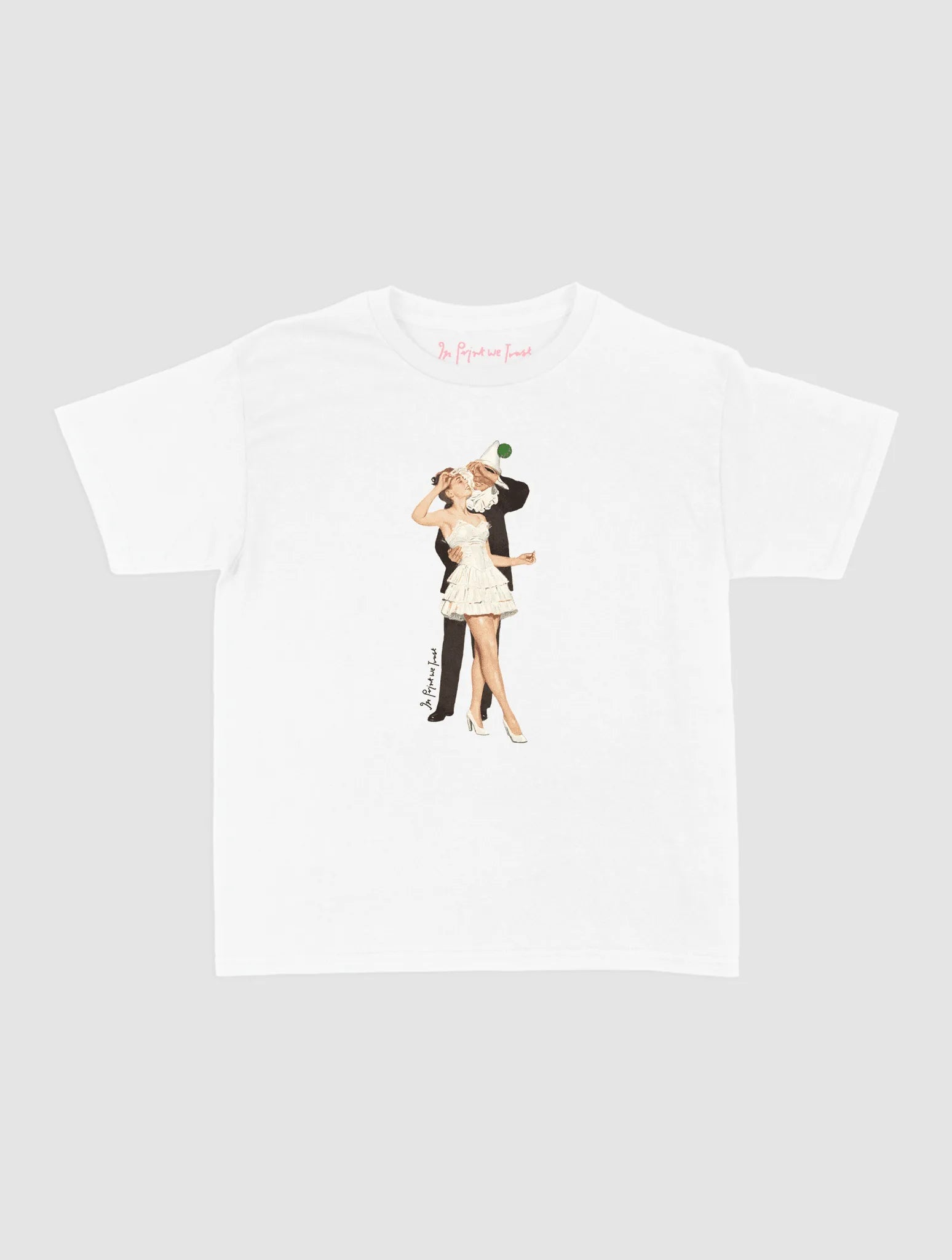 couple baby tee - In Print We Trust