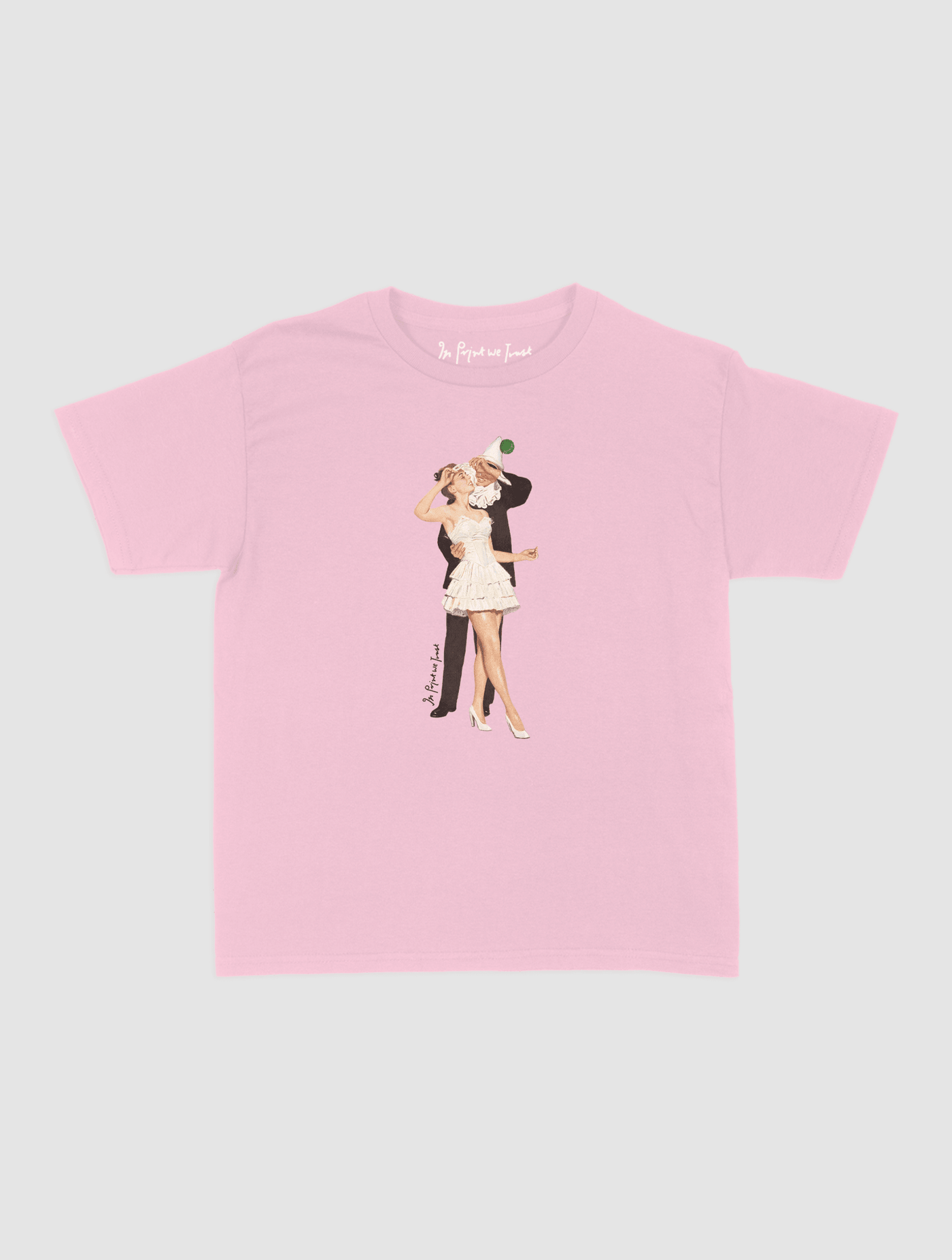 couple baby tee - In Print We Trust