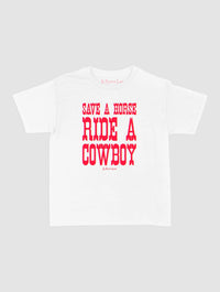 cowboy baby tee - In Print We Trust