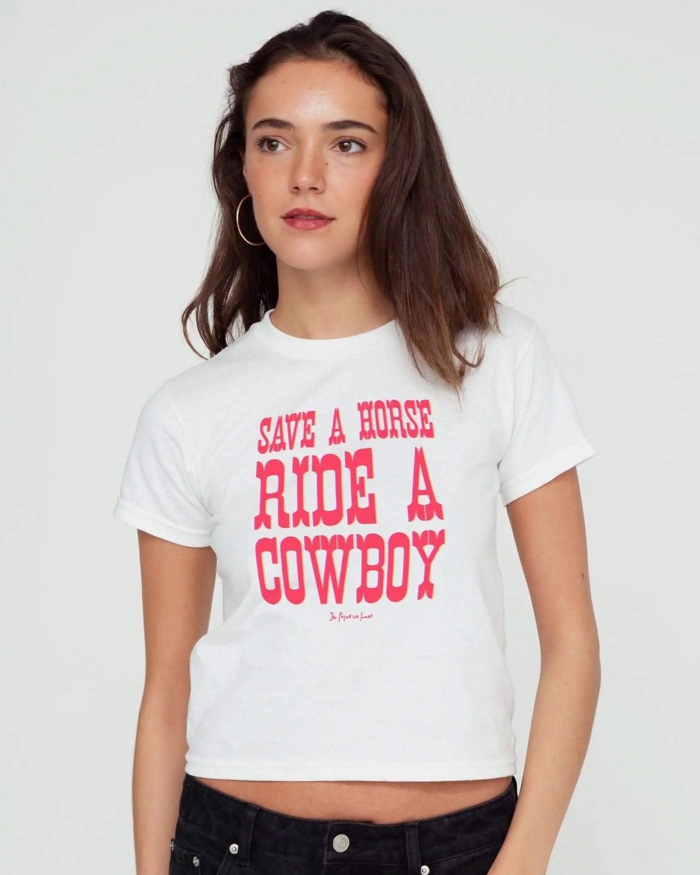 cowboy baby tee - In Print We Trust