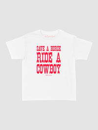 cowboy baby tee - In Print We Trust