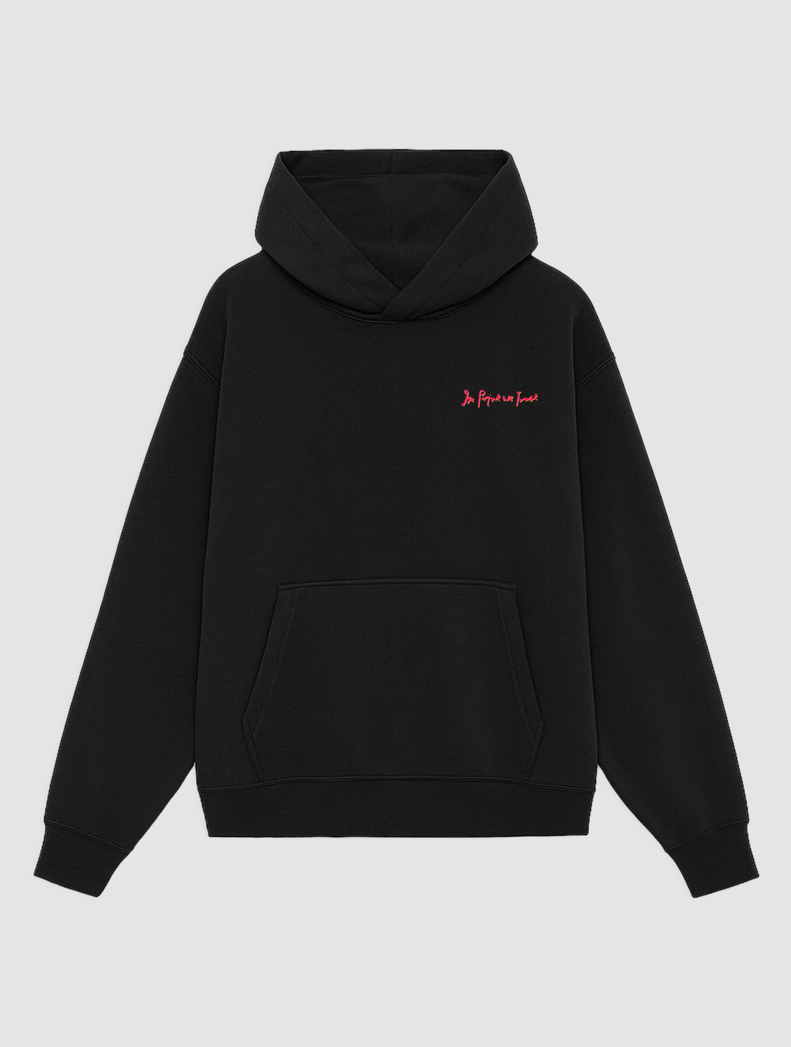 cowboy black hoodie - In Print We Trust