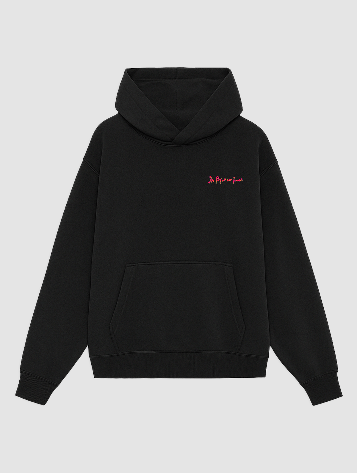 cowboy black hoodie - In Print We Trust