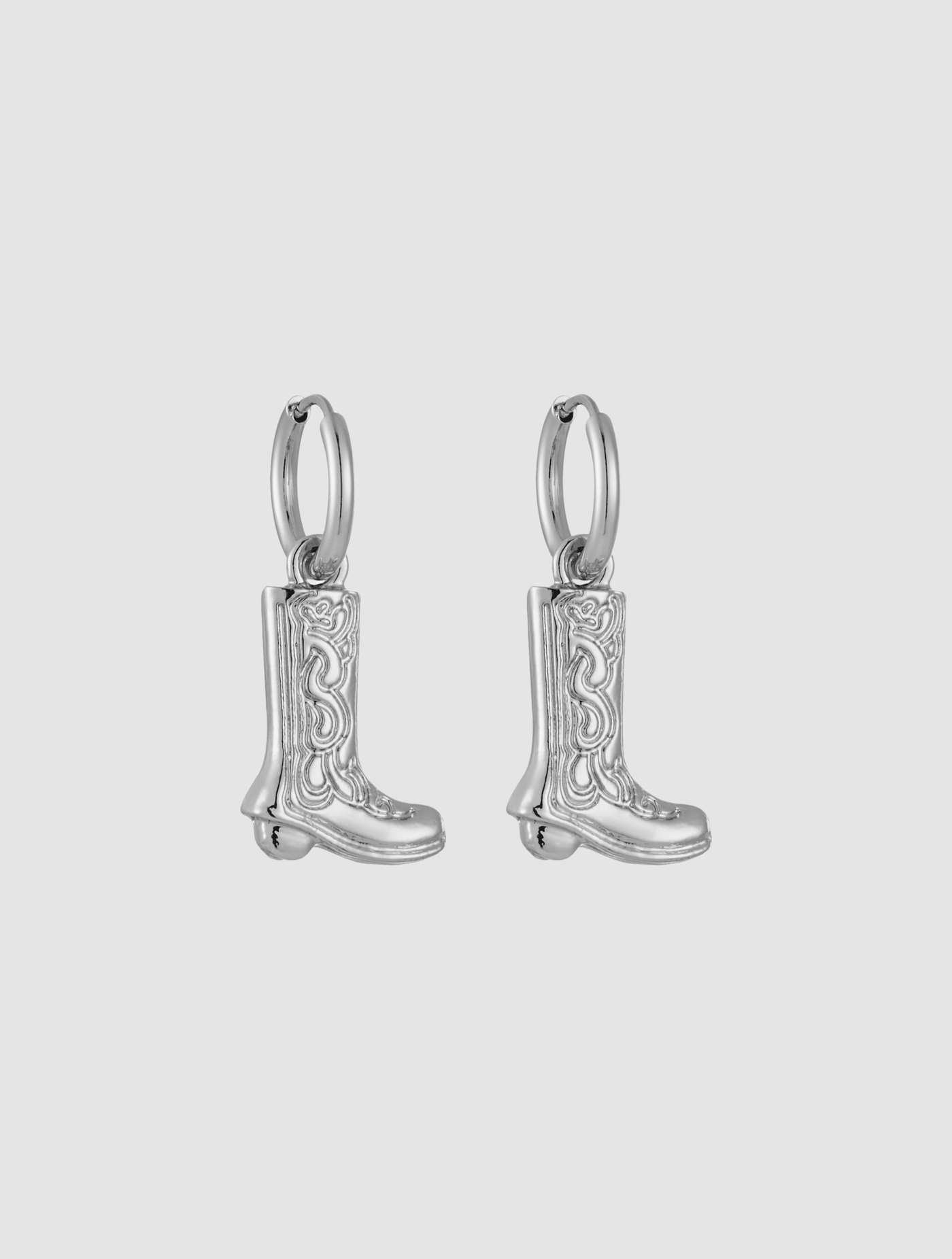 cowboy boot charm earrings - In Print We Trust