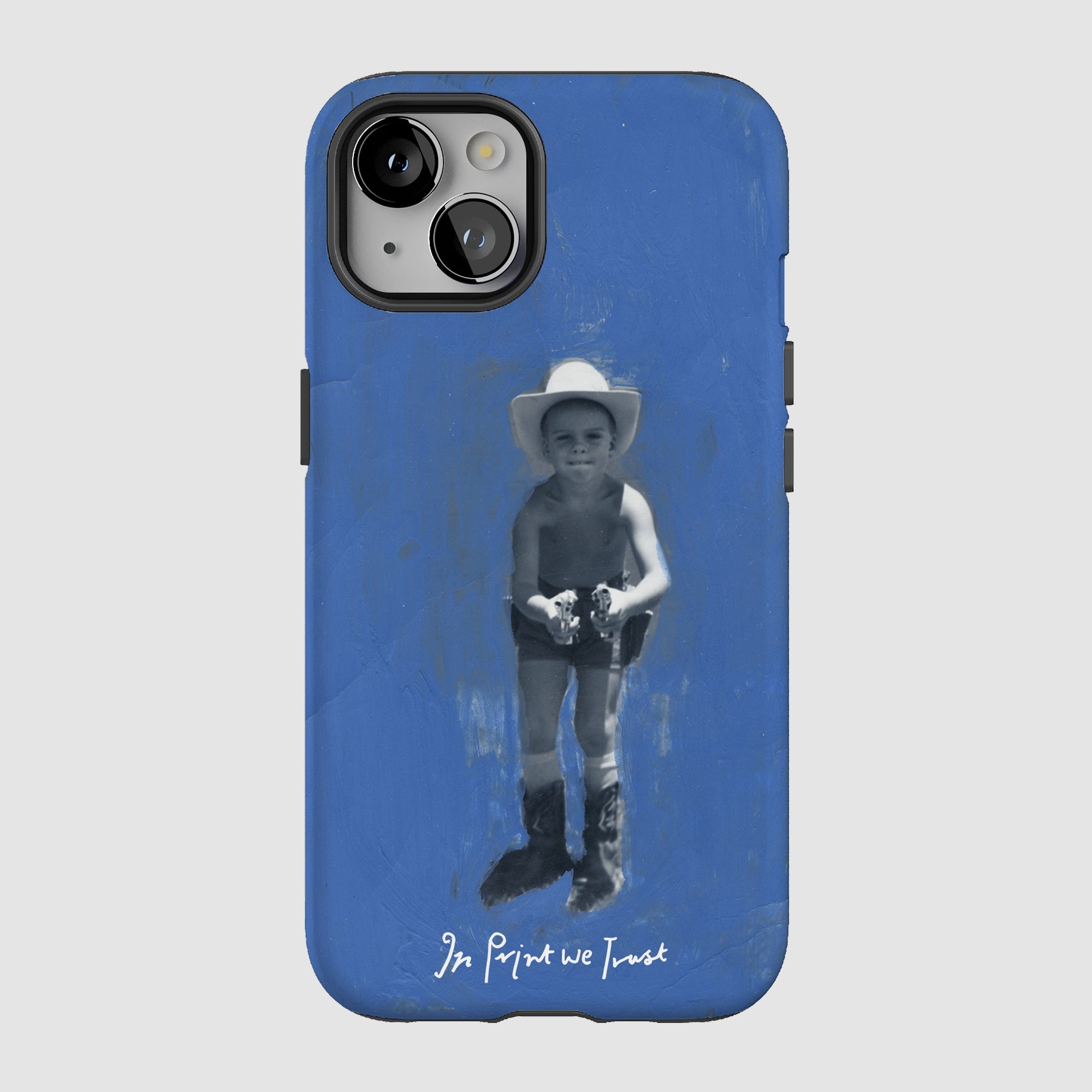 cowboy tough iPhone case - In Print We Trust