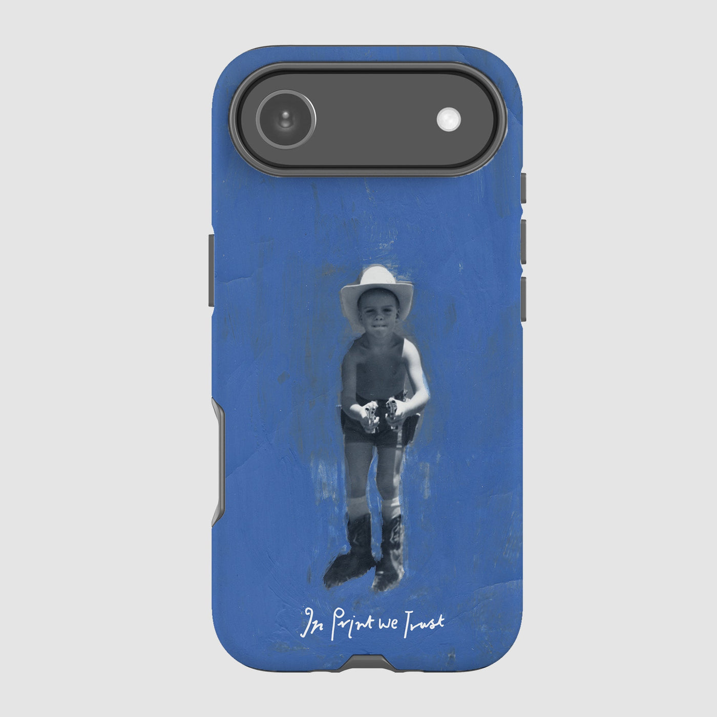 cowboy tough iPhone case - In Print We Trust