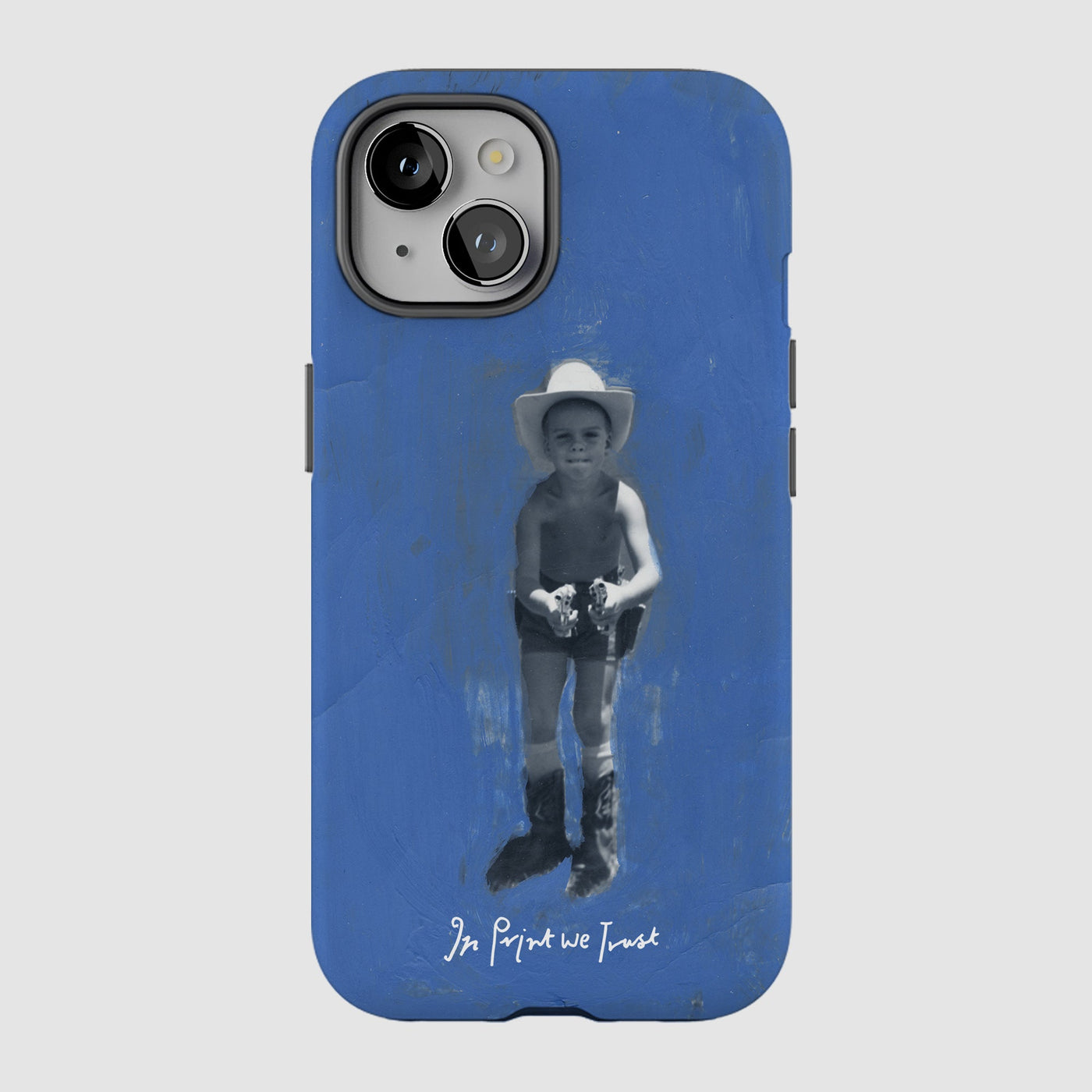 cowboy tough iPhone case - In Print We Trust