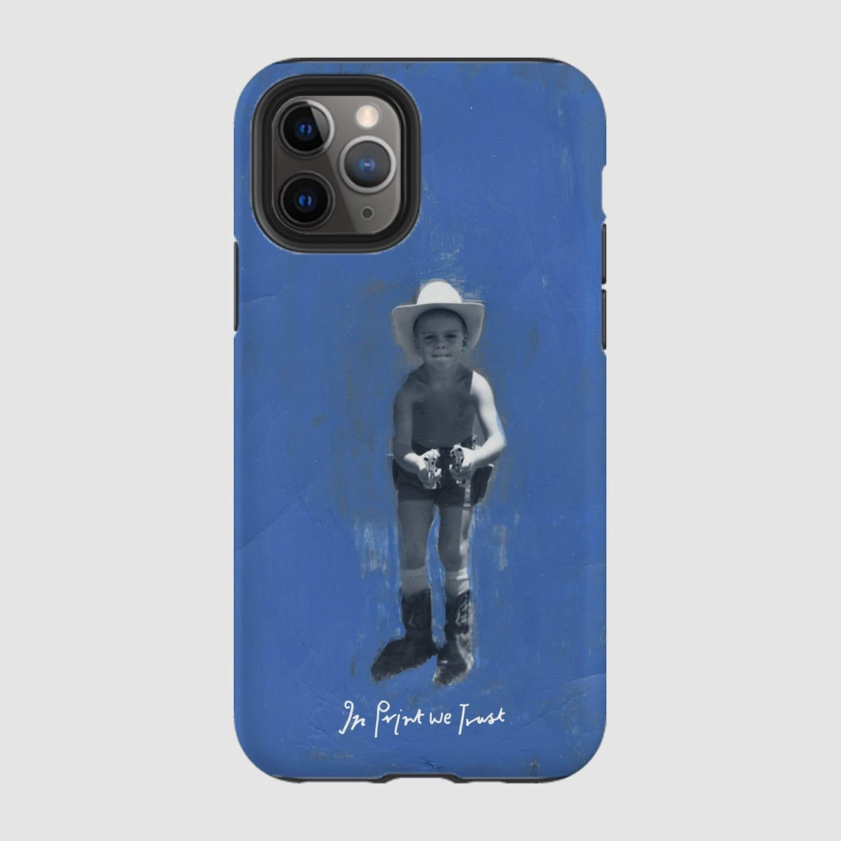 cowboy tough iPhone case - In Print We Trust