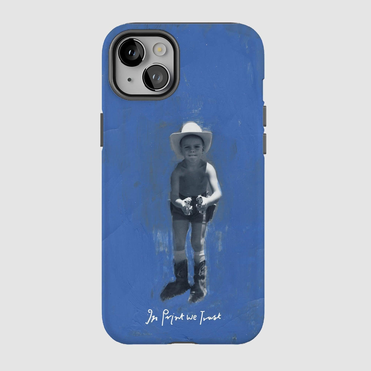 cowboy tough iPhone case - In Print We Trust