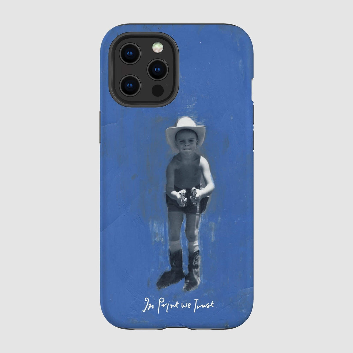 cowboy tough iPhone case - In Print We Trust