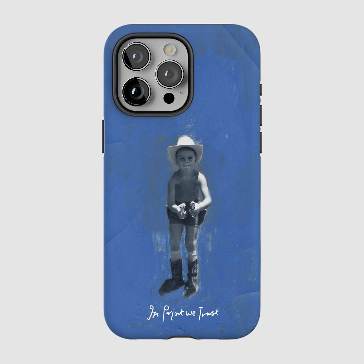 cowboy tough iPhone case - In Print We Trust