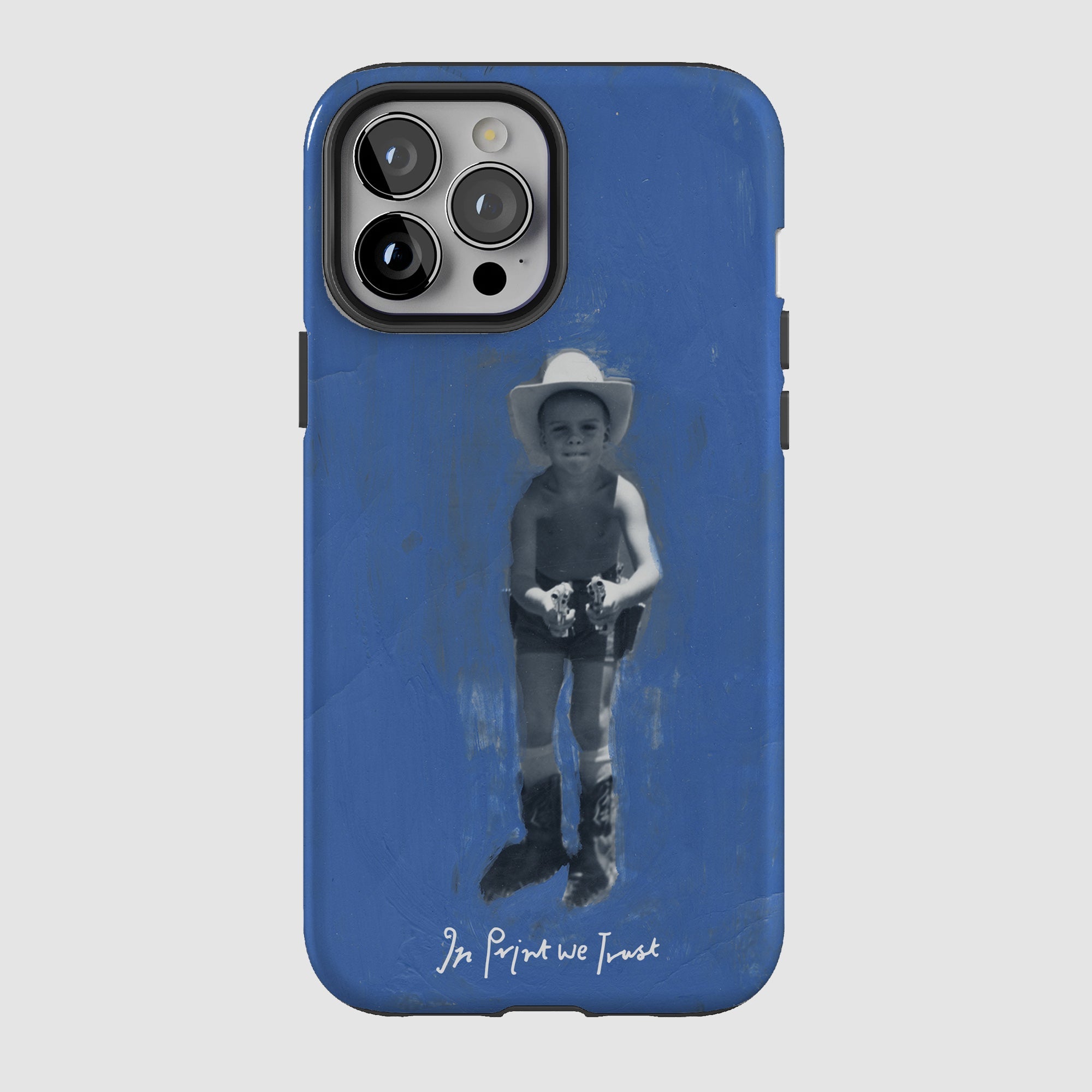 cowboy tough iPhone case - In Print We Trust