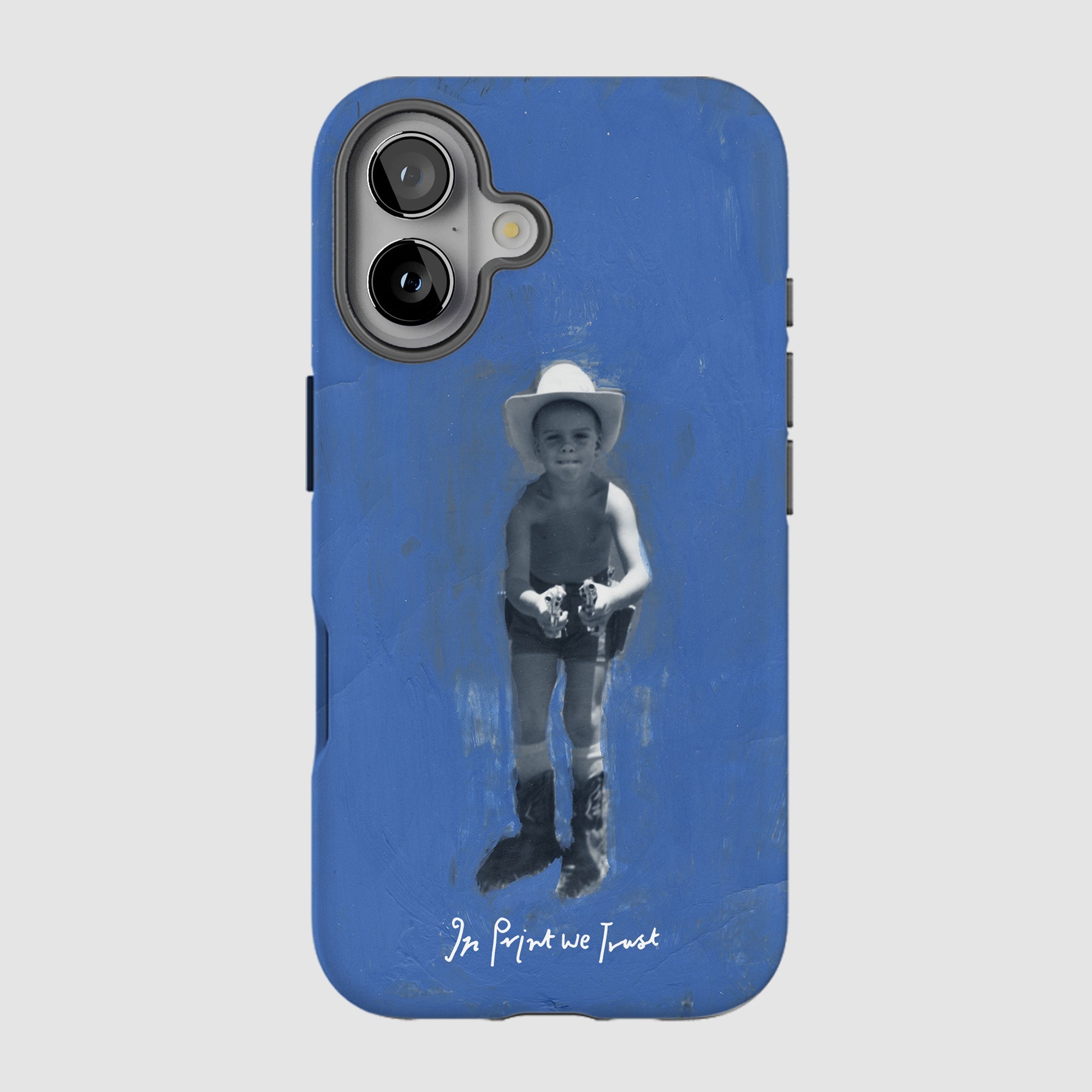 cowboy tough iPhone case - In Print We Trust