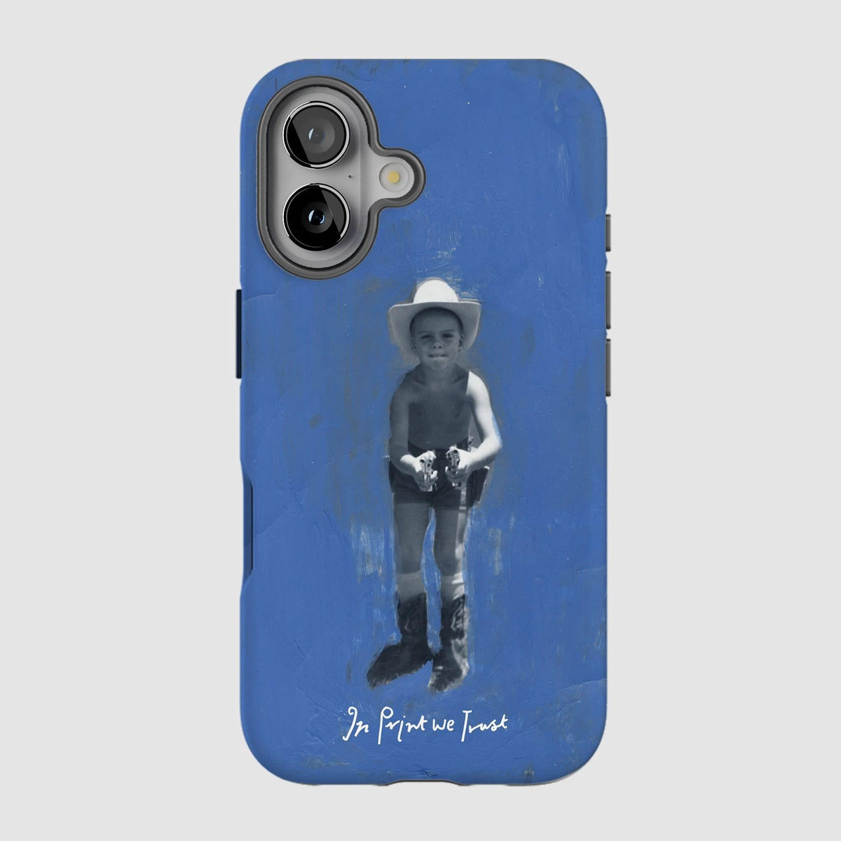 cowboy tough iPhone case - In Print We Trust