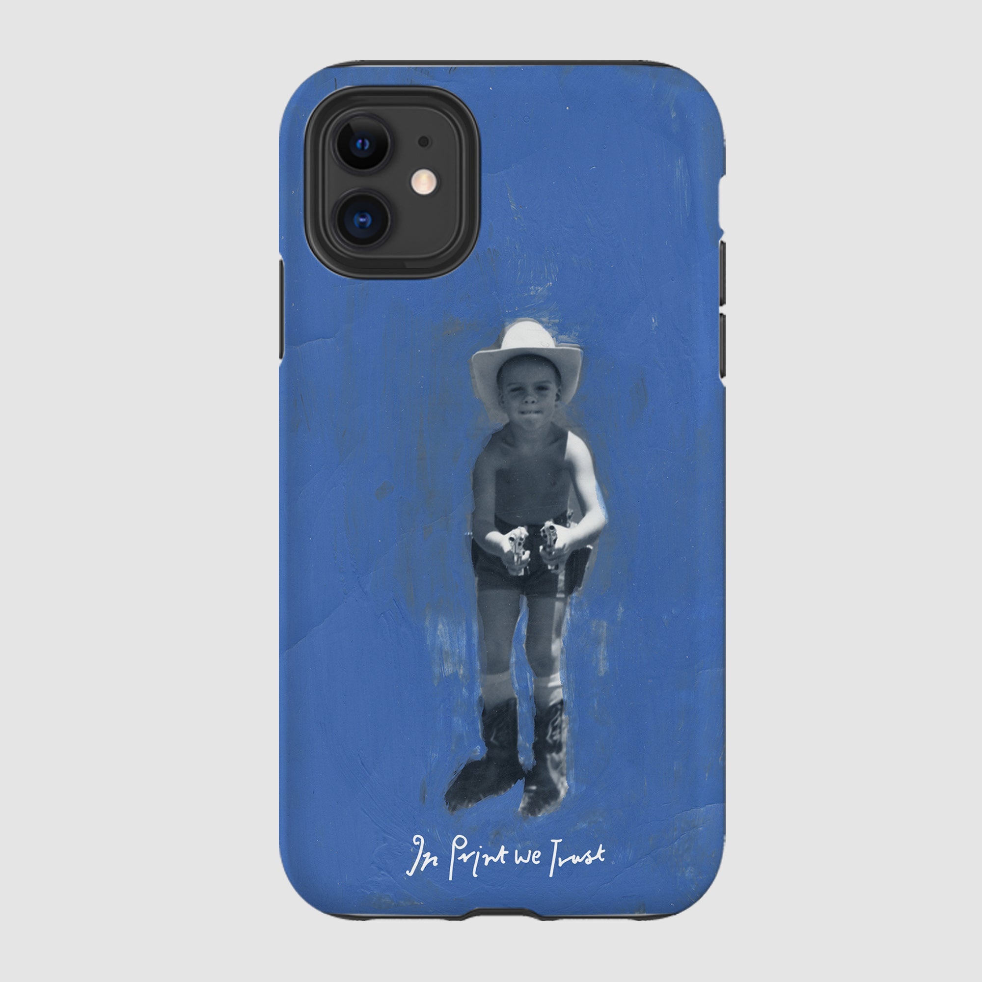 cowboy tough iPhone case - In Print We Trust