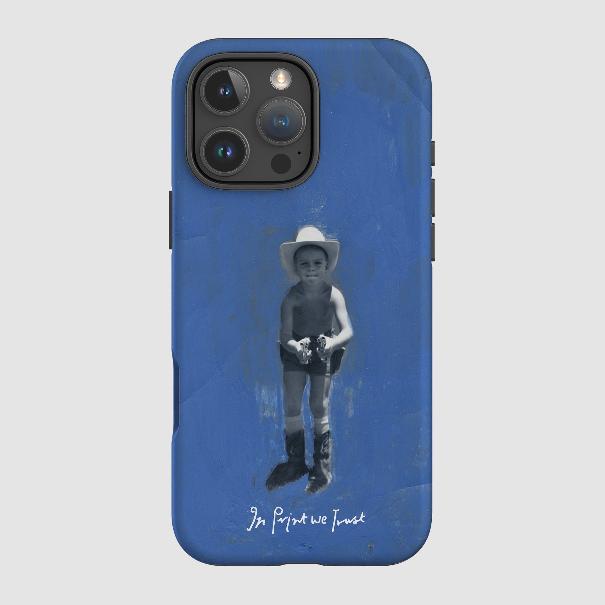 cowboy tough iPhone case - In Print We Trust