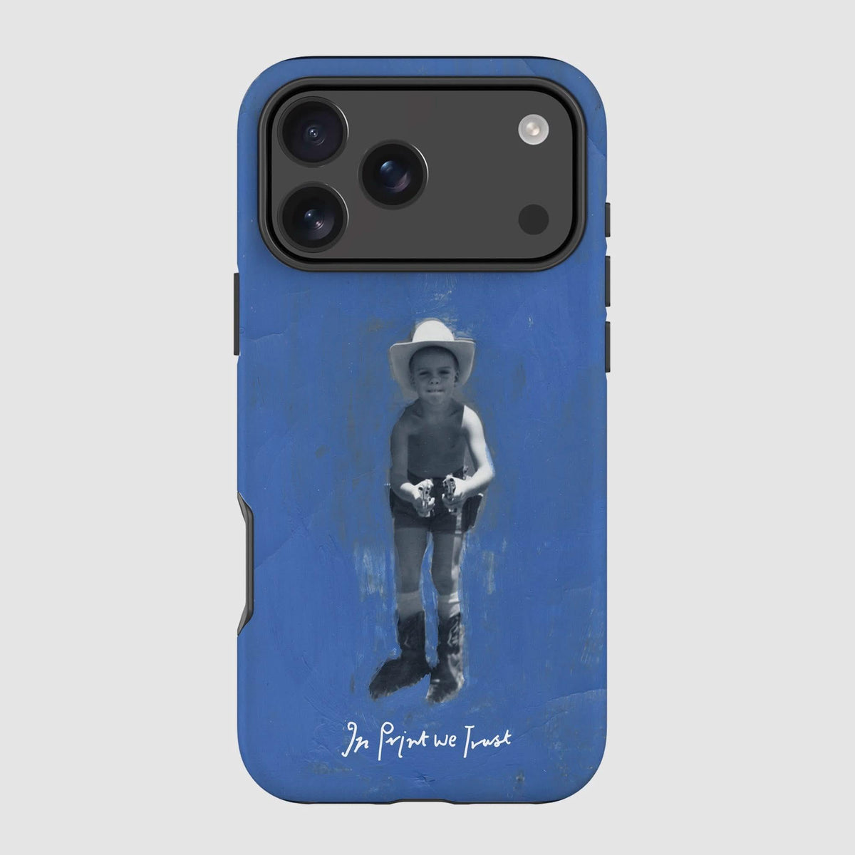 cowboy tough iPhone case - In Print We Trust