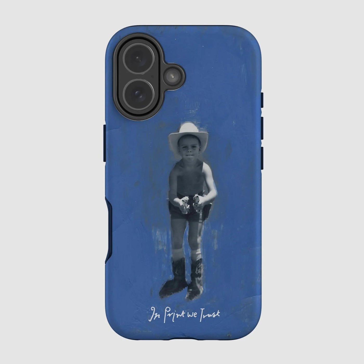 cowboy tough iPhone case - In Print We Trust