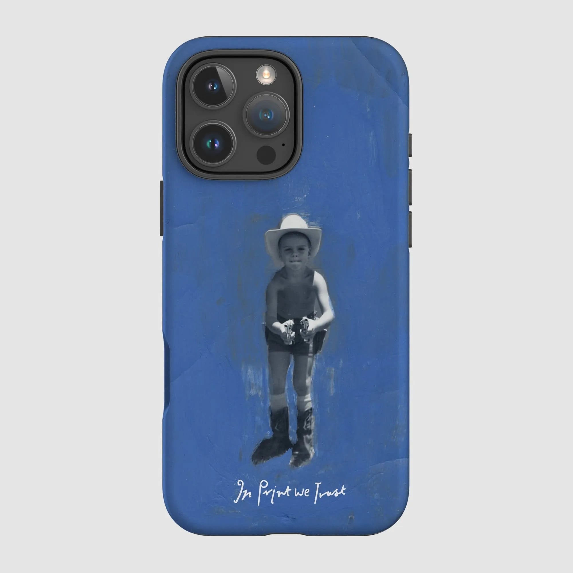 cowboy tough iPhone case - In Print We Trust