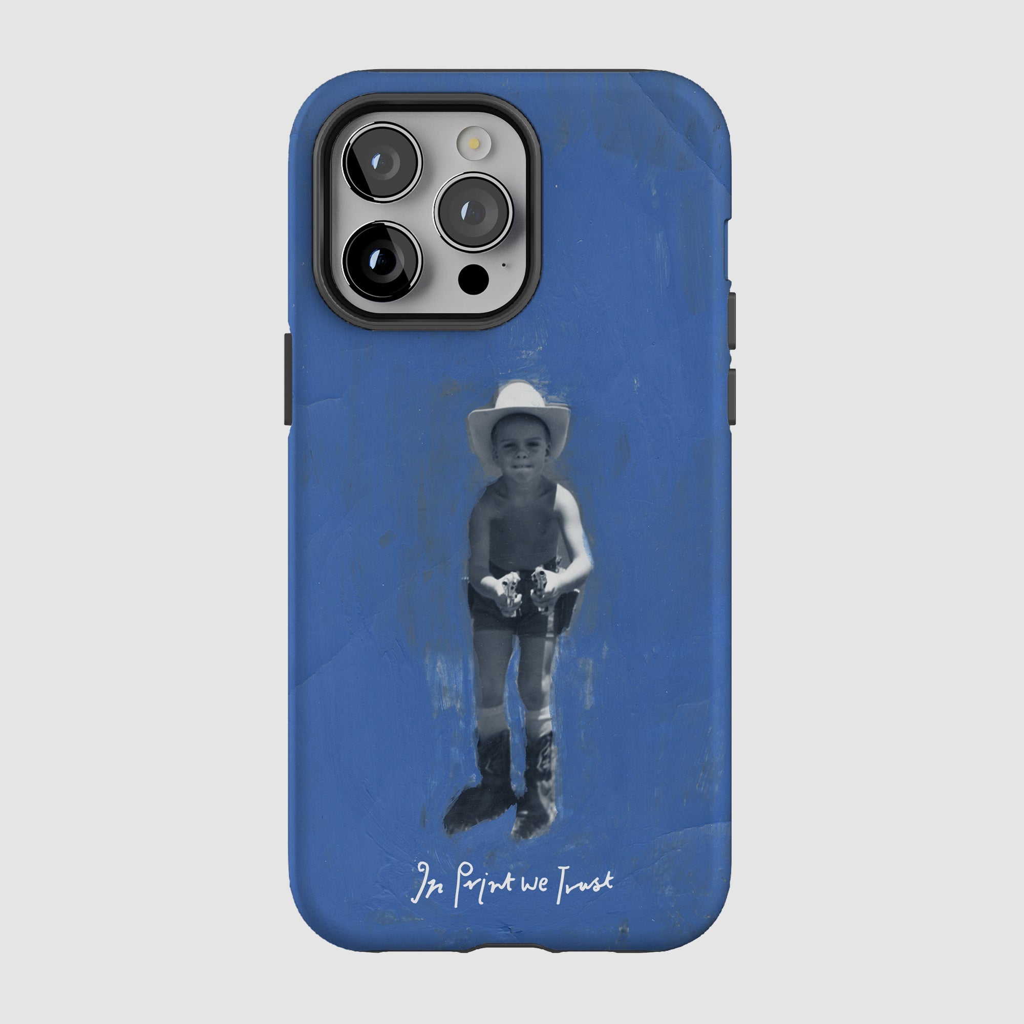 cowboy tough iPhone case - In Print We Trust