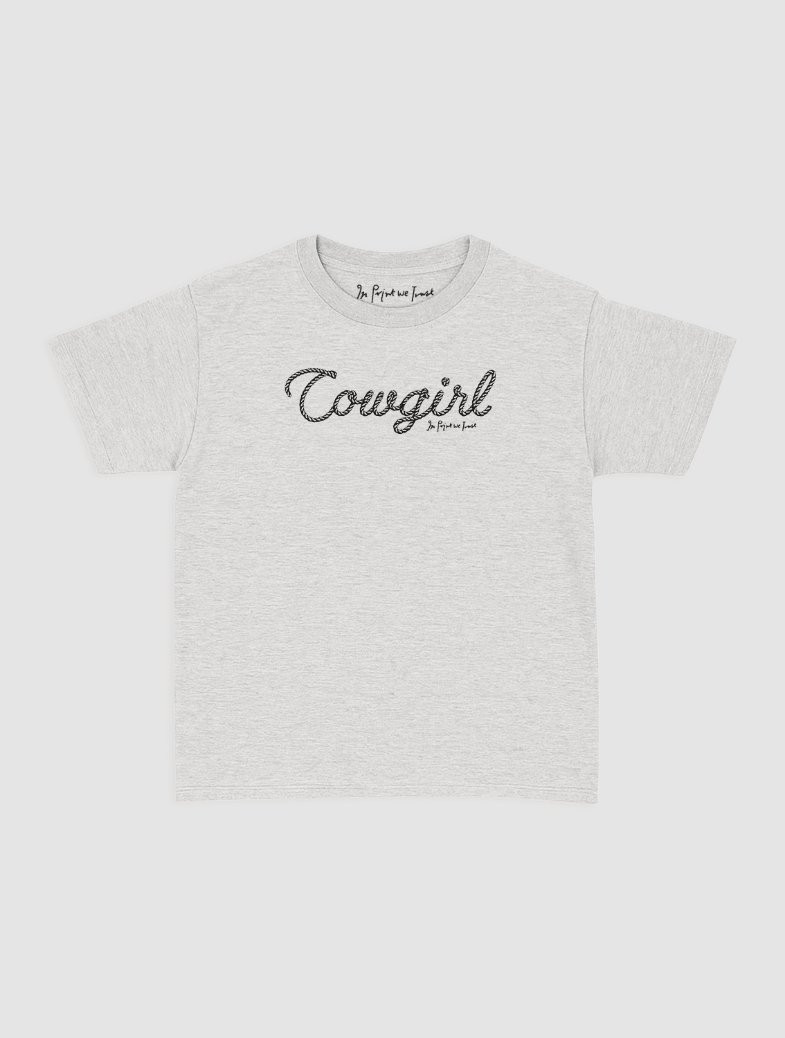 cowgirl baby tee - In Print We Trust