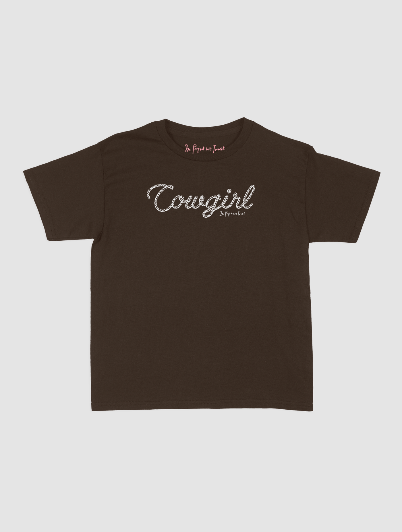cowgirl baby tee - In Print We Trust