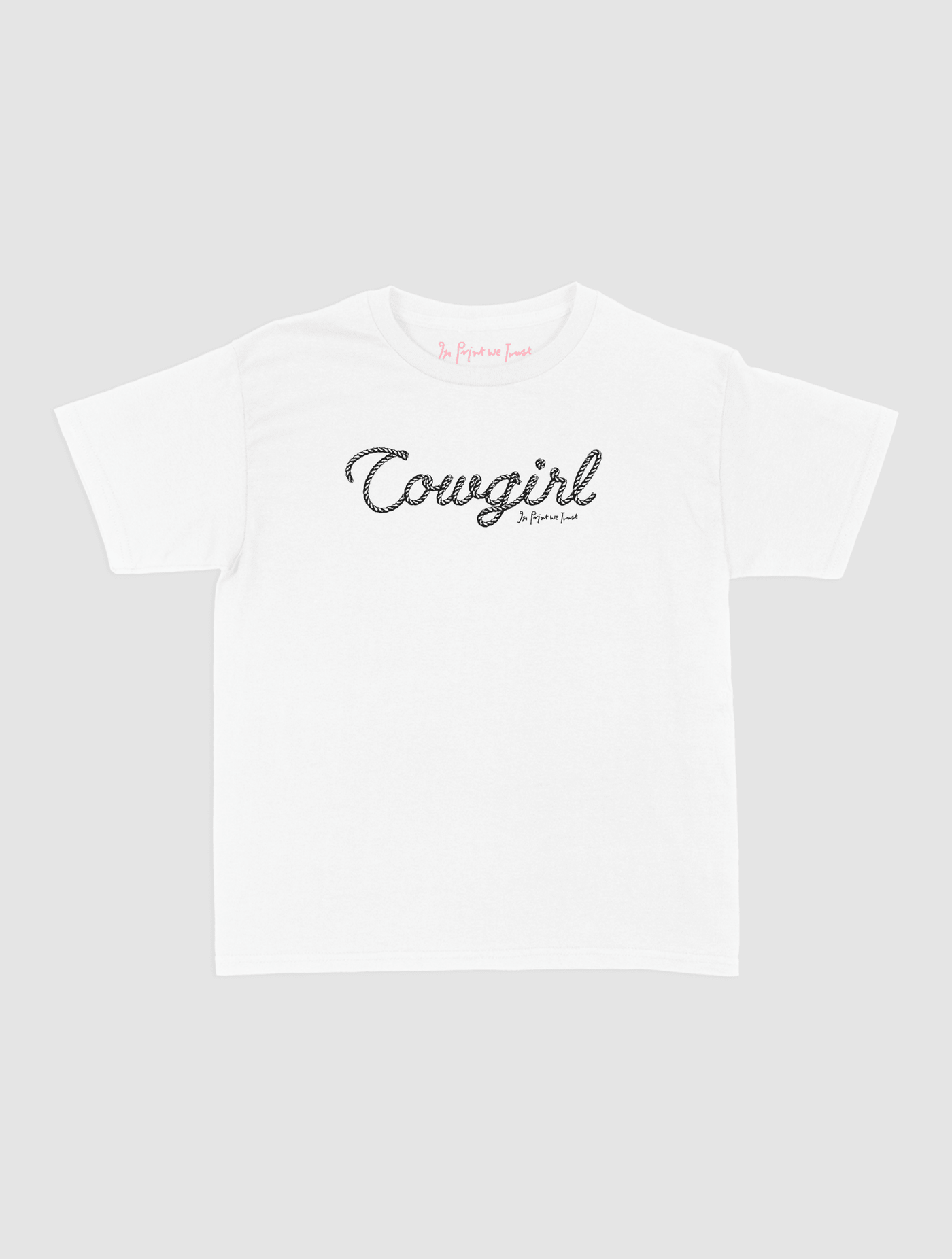 cowgirl baby tee - In Print We Trust