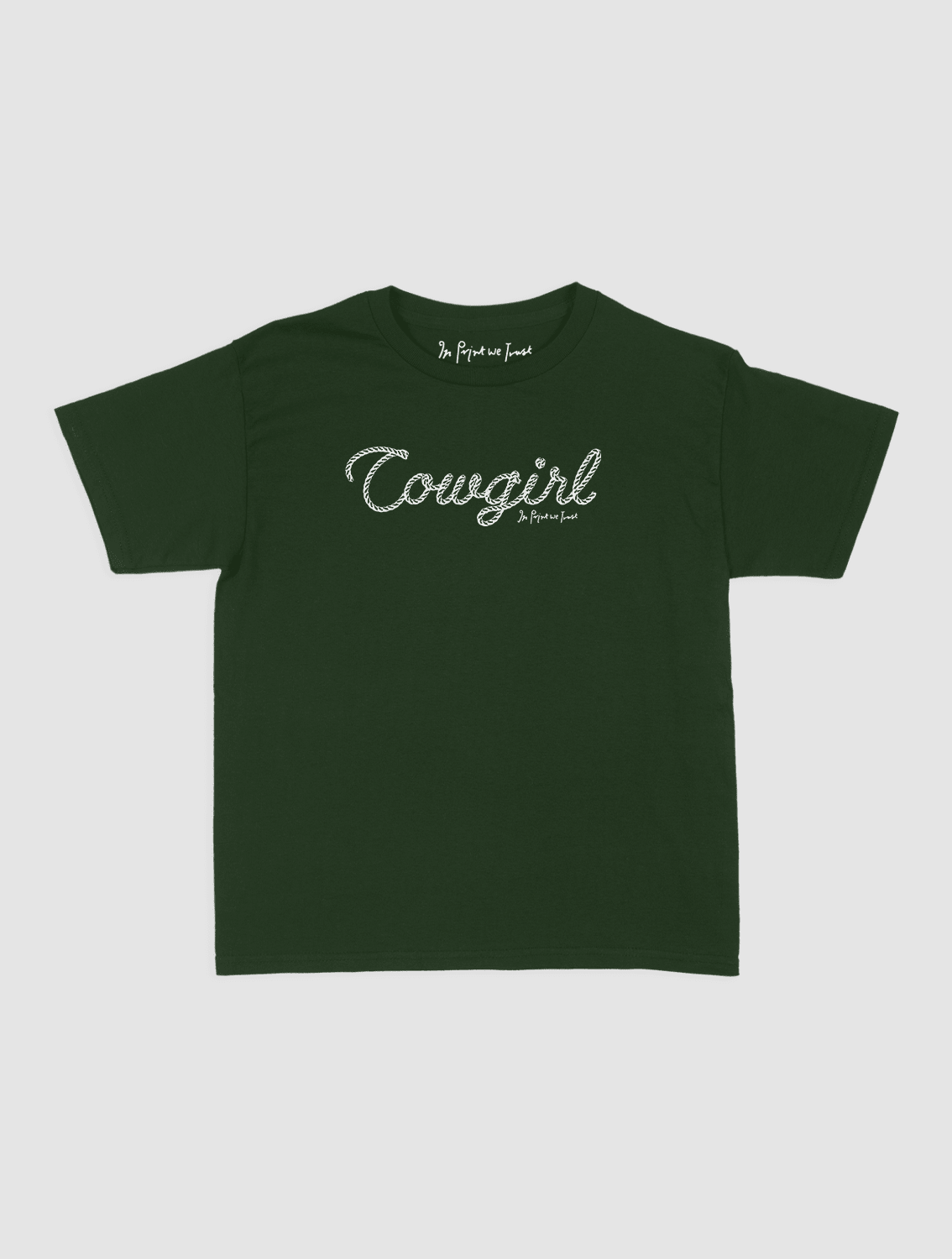cowgirl baby tee - In Print We Trust