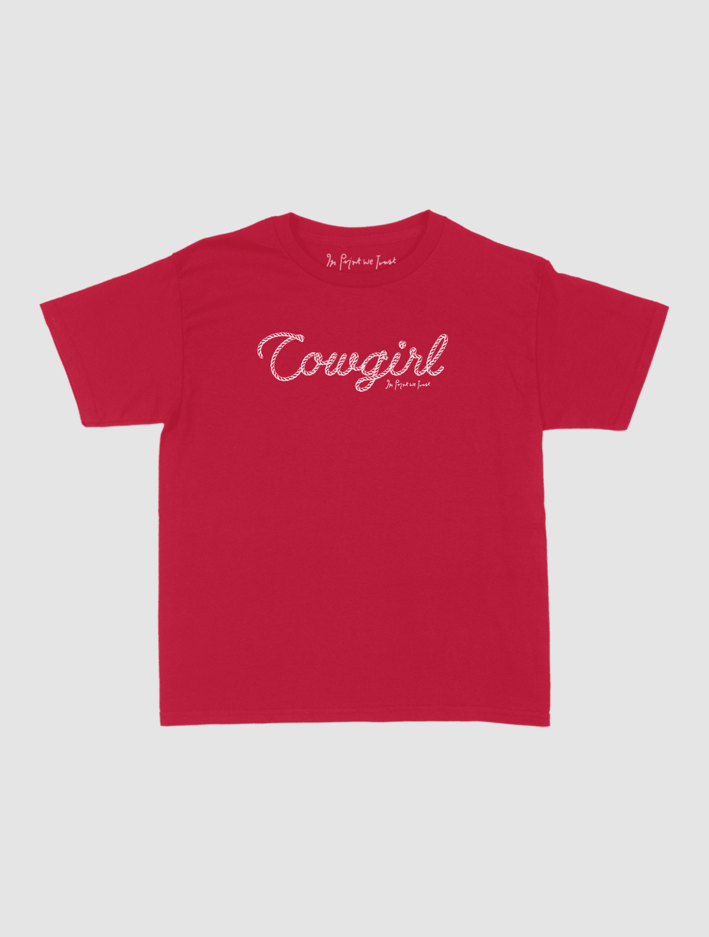 cowgirl baby tee - In Print We Trust